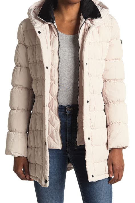 calvin klein stretch puffer jacket